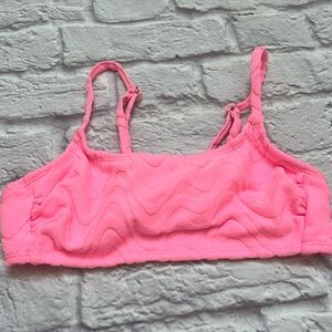 Wild fable bikini top pink adjustable straps